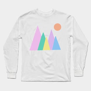 Geometric Mountins Long Sleeve T-Shirt